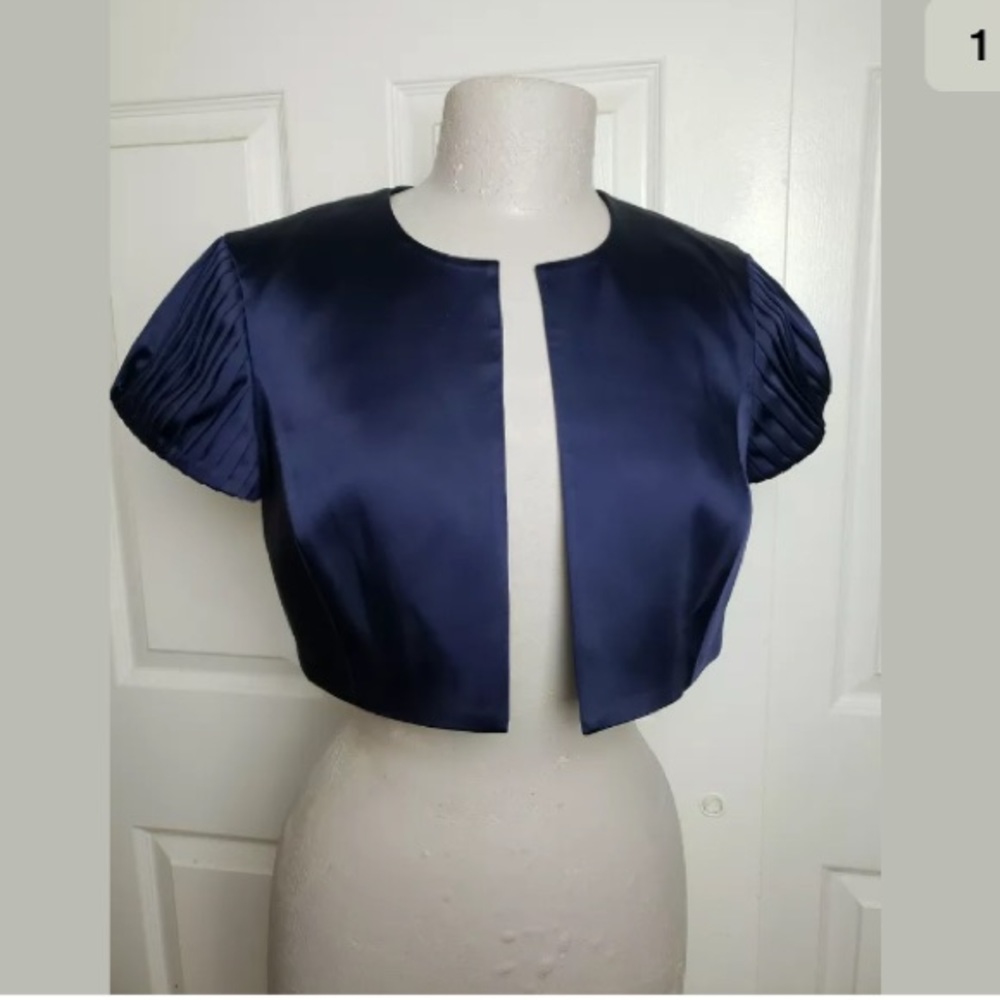 Calvin Klein Dark Blue Navy Bolero Jacket sz 4